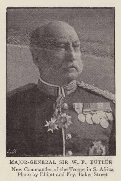 Generalmajor Sir W F Butler av English Photographer