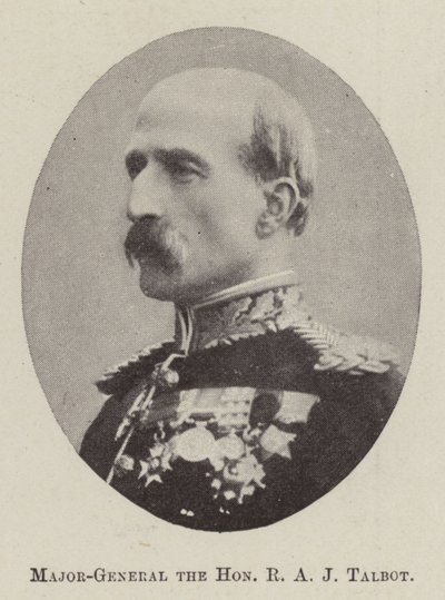 Generalmajor den ärade R A J Talbot av English Photographer