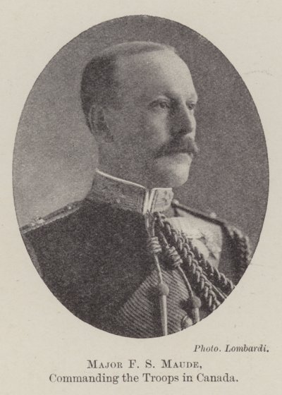 Major F S Maude, befälhavare för trupperna i Kanada av English Photographer
