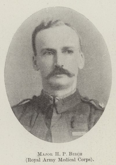 Major HP Birch, Royal Army Medical Corps av English Photographer