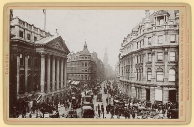 Mansion House, Queen Victoria Street, Poultry, London av English Photographer