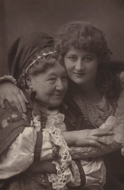 Mary Anderson och fru Stirling av English Photographer