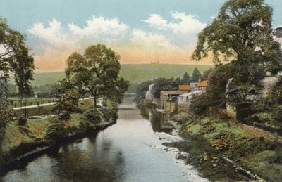 Matlock Bridge, vid floden Derwent av English Photographer