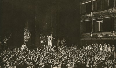 Max Reinhardts Oedipus Rex med John Martin-Harvey 1912 av English Photographer