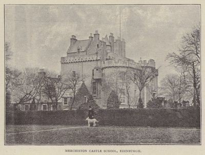 Merchiston Castle School, Edinburgh (gravyr) av English Photographer