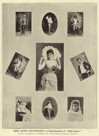 fröken Agnes Huntington; en reminiscens av Paul Jones av English Photographer