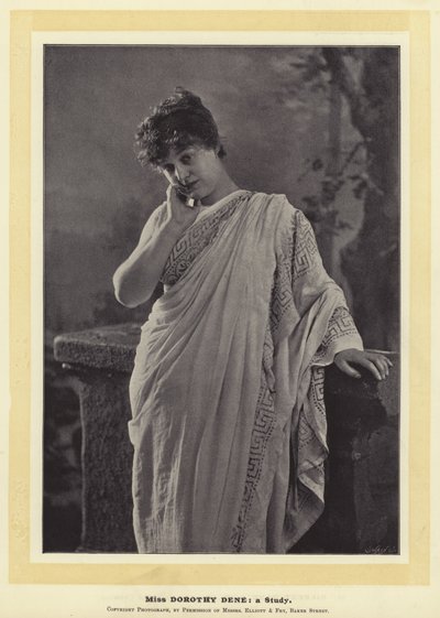 Miss Dorothy Dene: en studie av English Photographer
