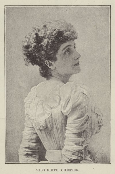 Miss Edith Chester av English Photographer