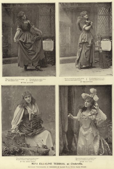 Miss Elleling Terris, Asa Askungen av English Photographer