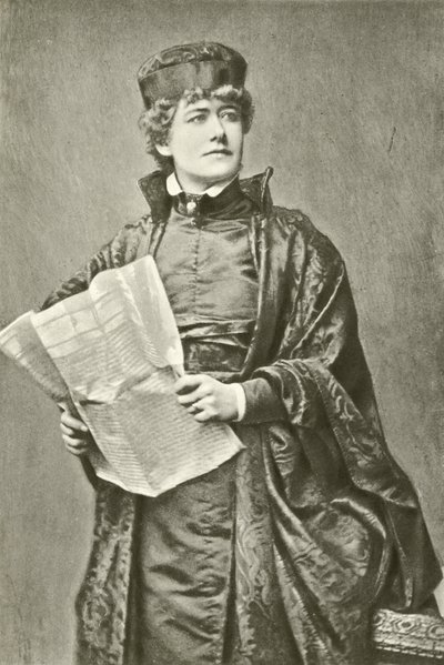 Miss Ellen Terry som Portia (gravyr) av English Photographer