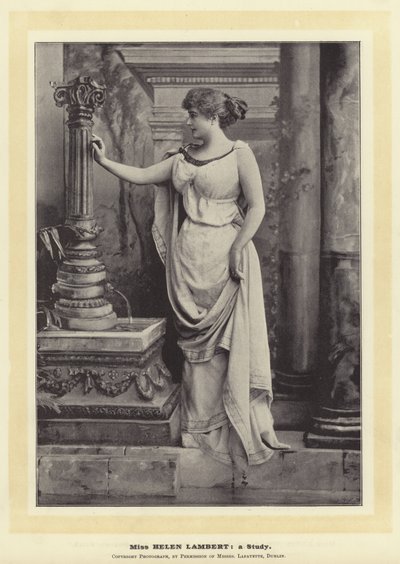 Miss Helen Lambert: en studie av English Photographer