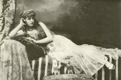 Miss Langtry som Cleopatra (gravyr) av English Photographer