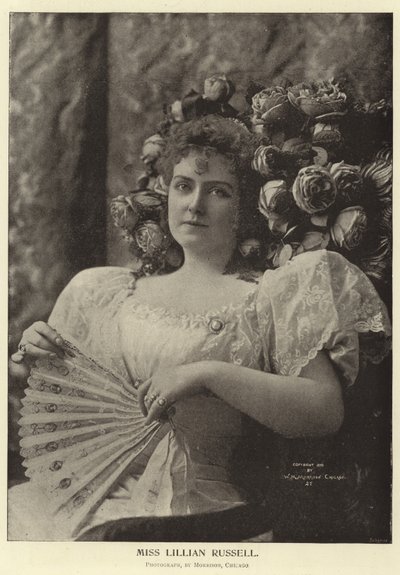Fröken Lillian Russell av English Photographer