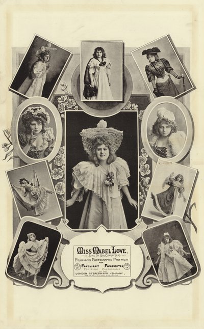 Miss Mabel Love av English Photographer