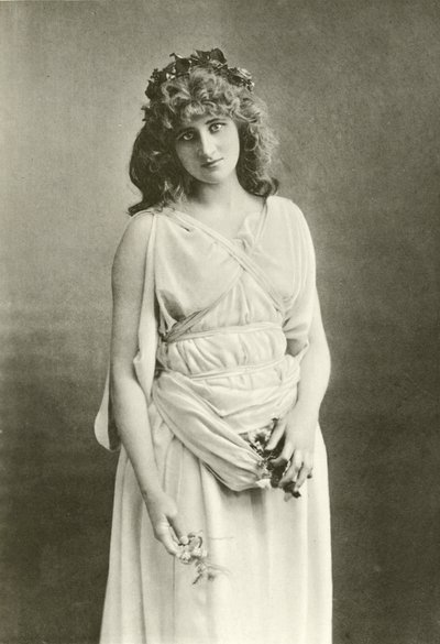 Miss Mary Anderson som Perdita (gravyr) av English Photographer