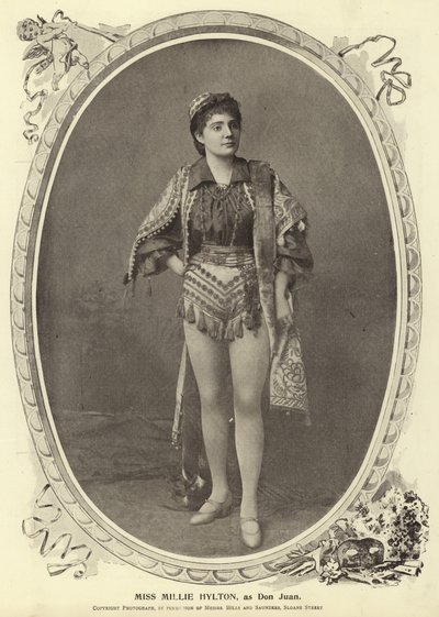 Miss Millie Hylton, som Don Juan av English Photographer