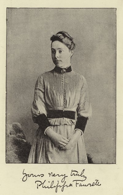 Miss Philippa Fawcett av English Photographer