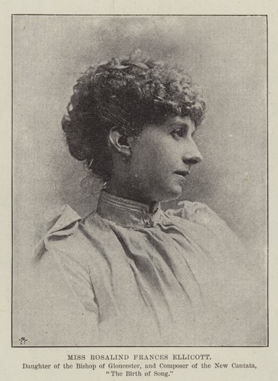 Miss Rosalind Frances Ellicott av English Photographer