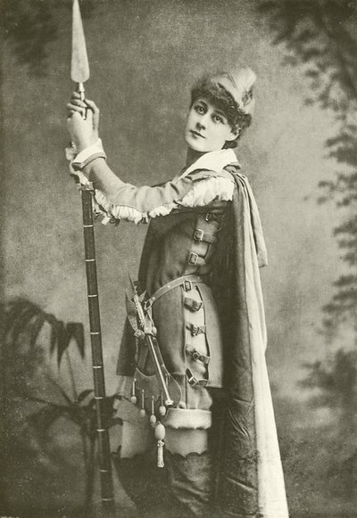 Miss Violet Vanbrugh som Rosalind (gravyr) av English Photographer