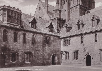 Mob Quadrangle Merton College, Oxford av English Photographer