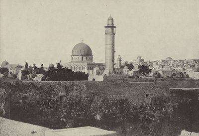 Moskén i Omar och det judiska kvarteret, där Kristus drev växlarna från templet av English Photographer