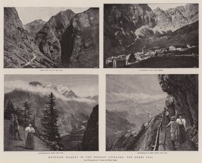 Bergslandskap i Berner Oberland, Geminipasset av English Photographer