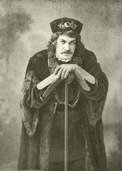 Mr Arthur Bourchier som Jaques (gravyr) av English Photographer