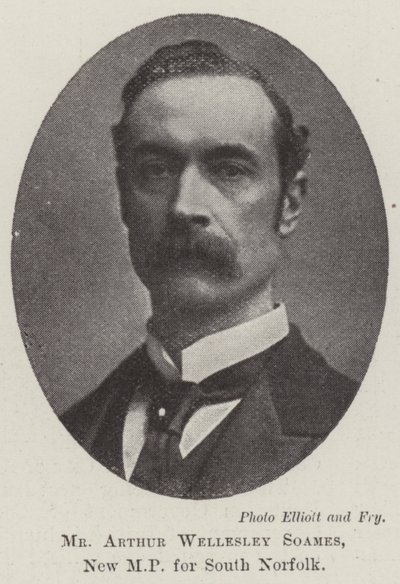 Arthur Wellesley Soames, ny parlamentsledamot för South Norfolk av English Photographer