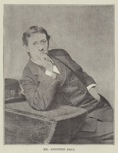 Herr Augustin Daly av English Photographer