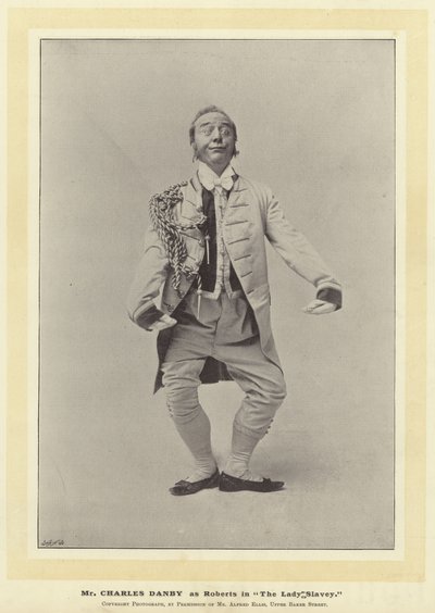 Mr Charles Danby som Roberts i The Lady Slavey av English Photographer