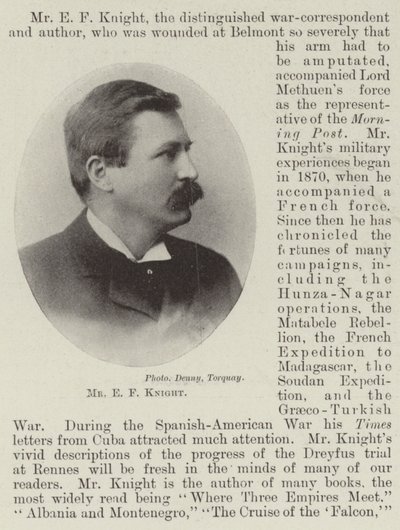 Mr E F Knight av English Photographer