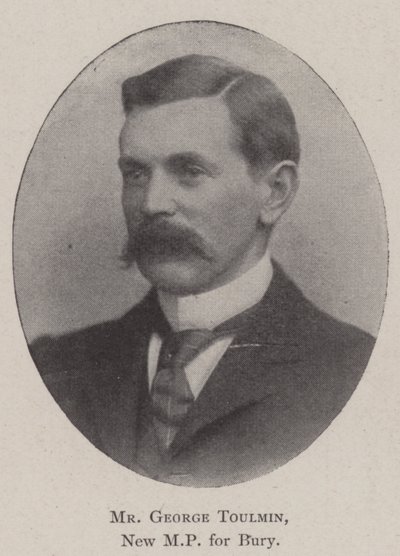 George Toulmin, ny parlamentsledamot för Bury av English Photographer