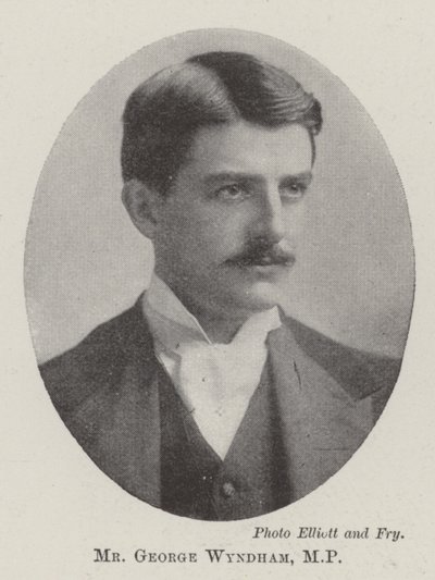 George Wyndham, MP av English Photographer