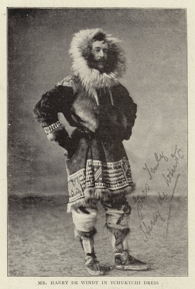 Mr Harry de Windt i Tchuktchi-klänning av English Photographer