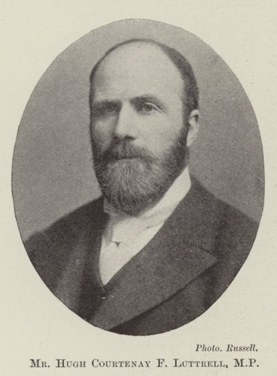 Hugh Courtenay F Luttrell, MP av English Photographer