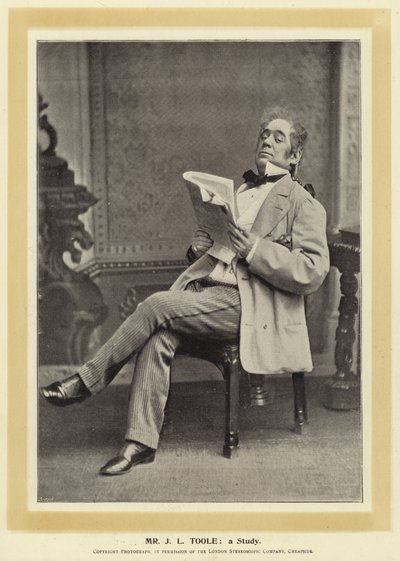 Mr J L Toole: en studie av English Photographer