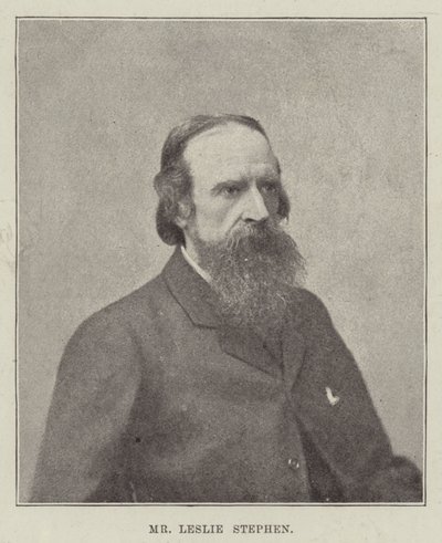 Herr Leslie Stephen av English Photographer