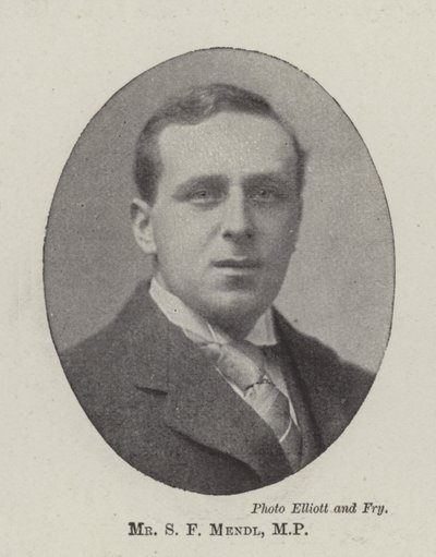 Mr S F Mendl, MP av English Photographer
