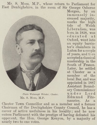 Herr S Moss, MP av English Photographer