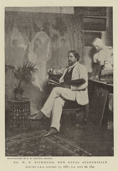 Mr W B Richmond, ny kunglig akademiker av English Photographer