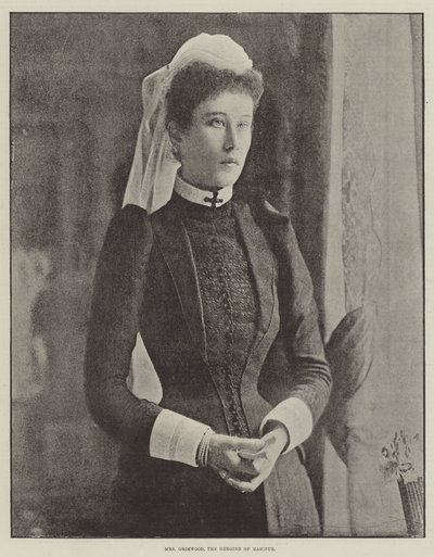 Mrs Grimwood, hjältinnan från Manipur av English Photographer