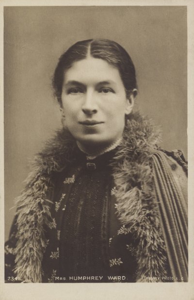 Mrs Humphry Ward (1851-1920), engelsk författare av English Photographer
