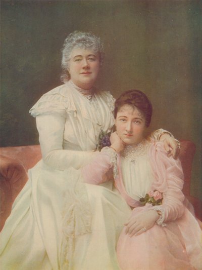 Mrs Lewis och Miss Mabel Terry-Lewis av English Photographer