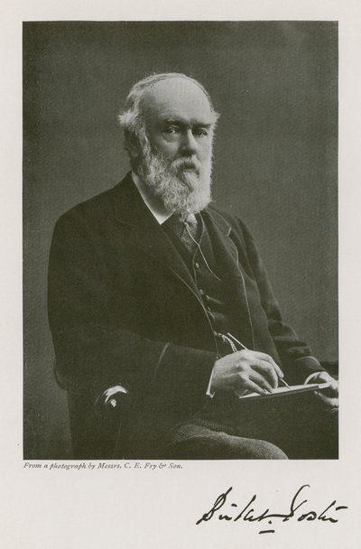 Myles Birket Foster, engelsk konstnär (s/v foto) av English Photographer