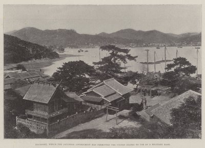 Nagasaki, som den japanska regeringen har tillåtit USA att använda som militärbas av English Photographer