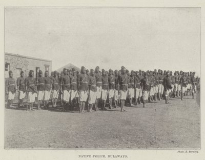 Native Police, Bulawayo av English Photographer
