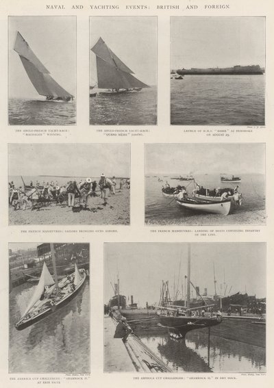 Naval and Yachting Events, brittiska och utländska av English Photographer