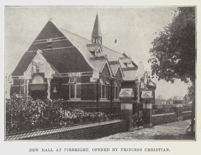 Ny hall i Pirbright, invigd av prinsessan Christian av English Photographer