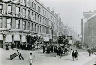 Newgate Street, London av English Photographer