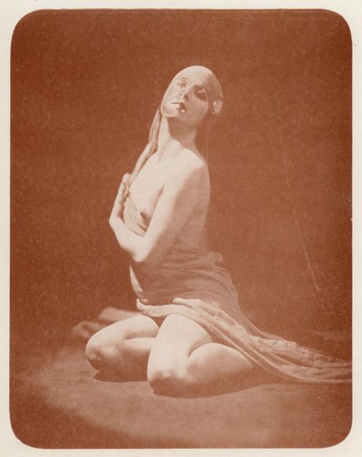 Nudistisk konst: Etude (svartvitt foto) av English Photographer